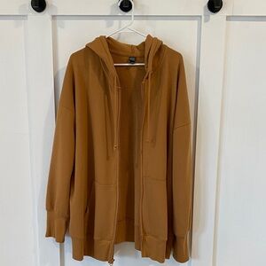 Wild Fable Tan Zip-Up Hoodie